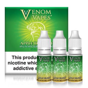 Venom Vapes  - Apple Delight  3 x 10ml HVG