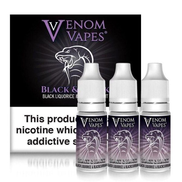 Venom Vapes  - Black & Black 50/50
