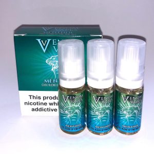 Venom Vapes  - Menthol 3 x 10ml HVG