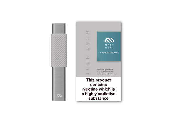 Myst P1 Pod System Kit Silver - No Fuss - No refilling - Just Vape