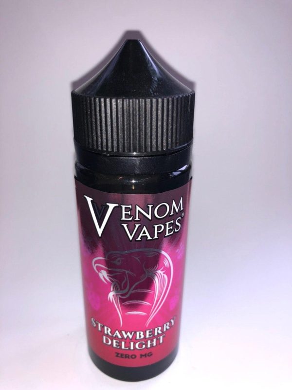 Venom Vapes High VG - STRAWBERRY DELIGHT 100ml