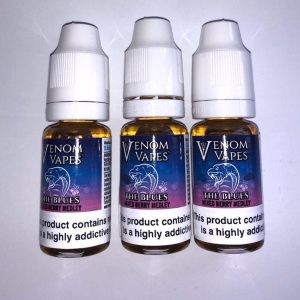 Venom Vapes  -The Blues  3 x 10ml HVG