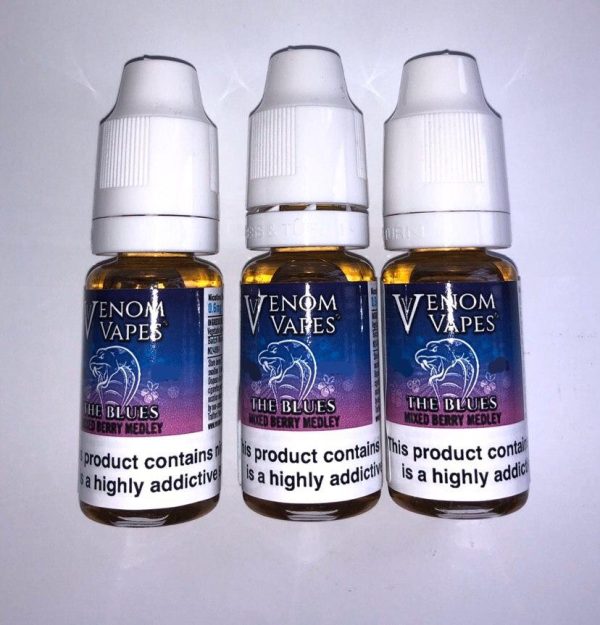 Venom Vapes  -The Blues  3 x 10ml HVG