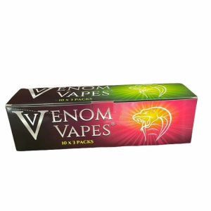 Venom Vapes  - E-Liquids HVG Premium Flavours FULL SLEEVE 10 x 3 Packs 3mg/6mg