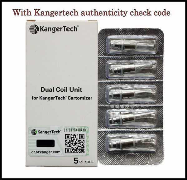 Kangertech Dual Coil unit 1.5 ohm (Pack of 5)