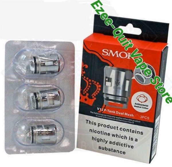 Smok V12 P-TANK DUAL MESH (Pack of 3)